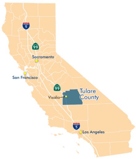 Tulare Map 